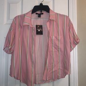 Striped Boxy Shirt💕